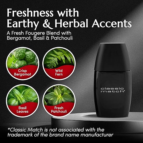 Miniatura 4 de PB ParfumsBelcam Classic Match, nuestra versión de un espray de Eau de Toilette de diseñador alternativo, 2.5 onzas líquidas