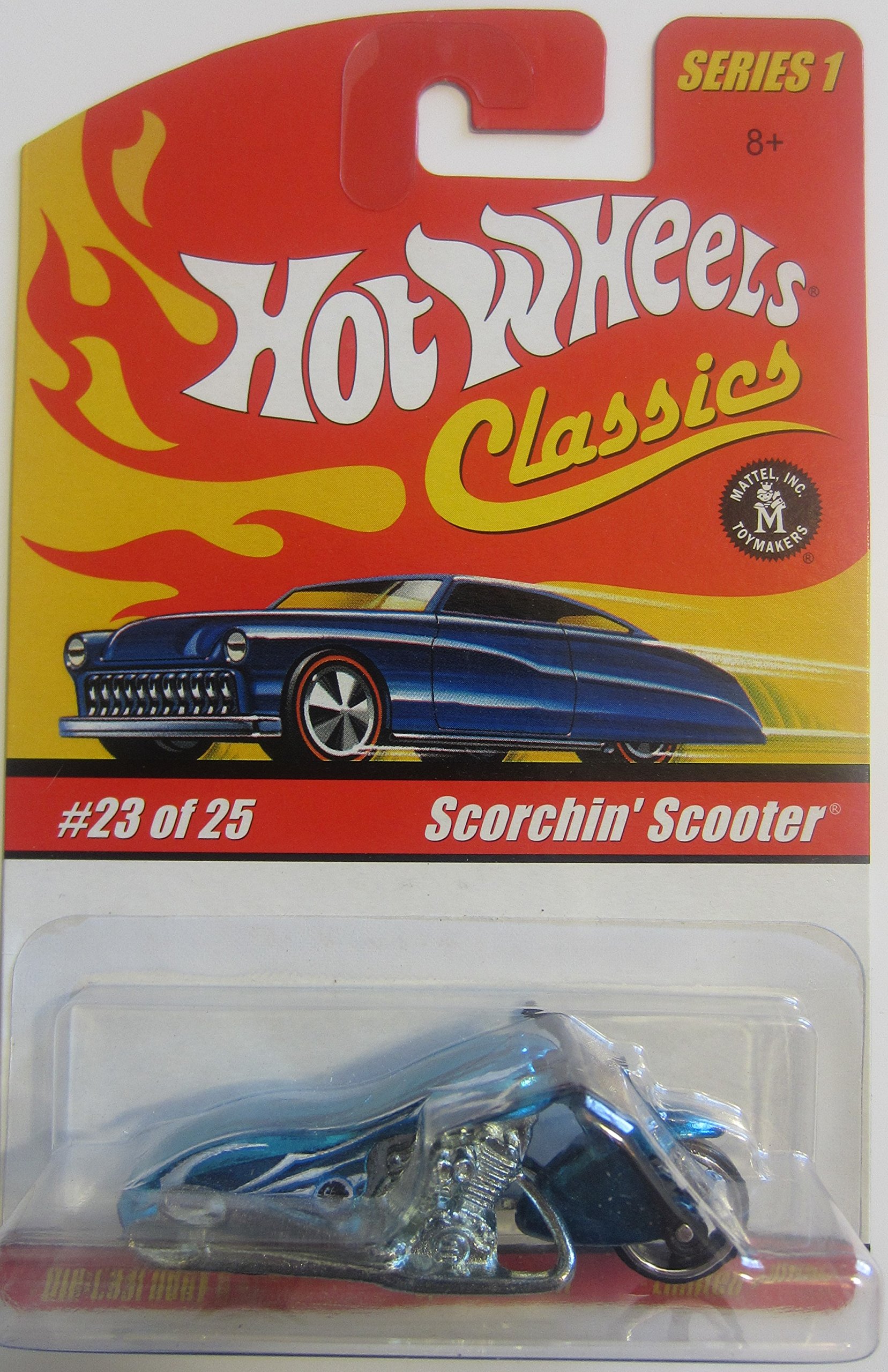 Amazon.com: Hot Wheels Scorchin' Scooter Classics Series 1 - Aqua
