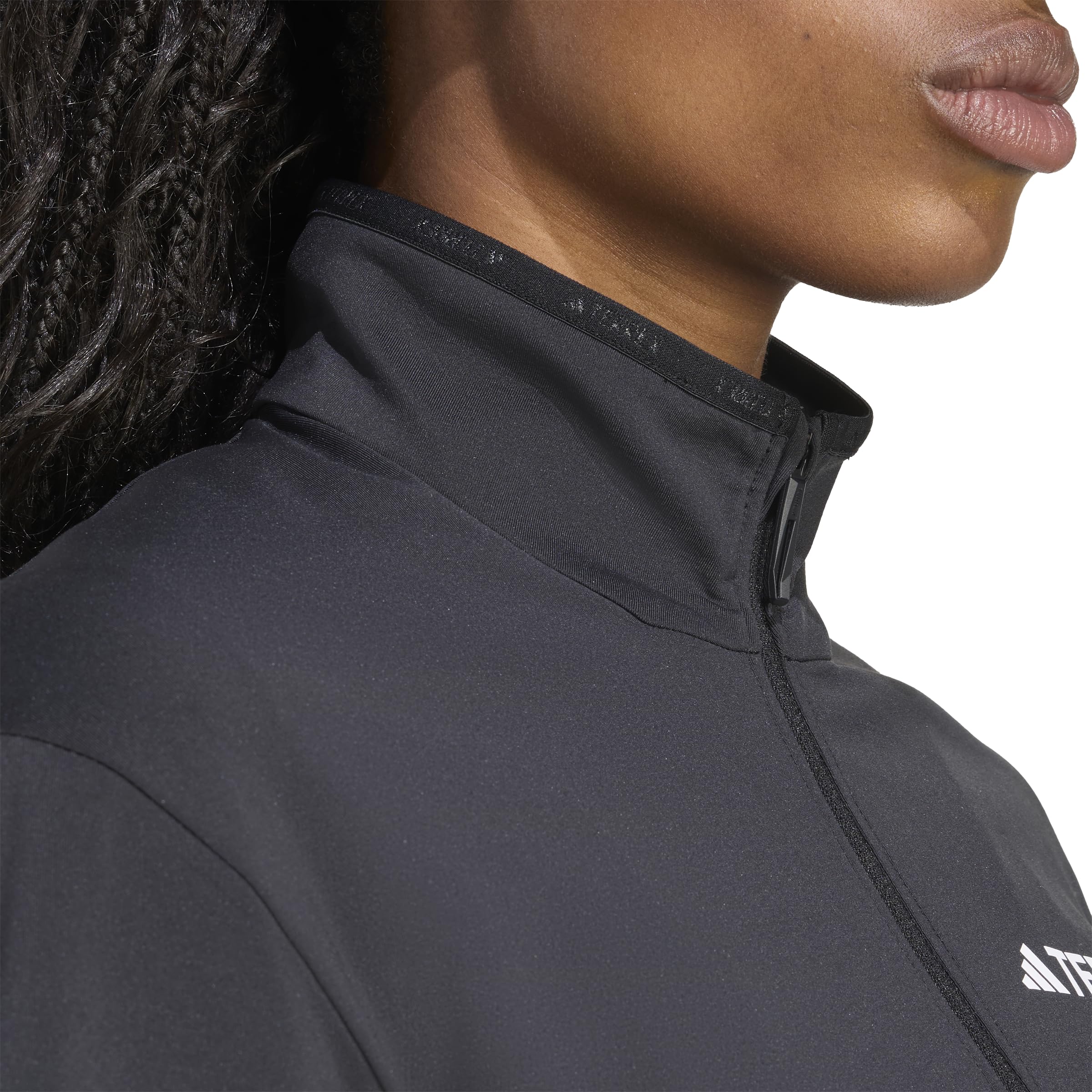 adidas Mujer Terrex Multi CLIMAWARM Half Zip Tech Fleece Jacket