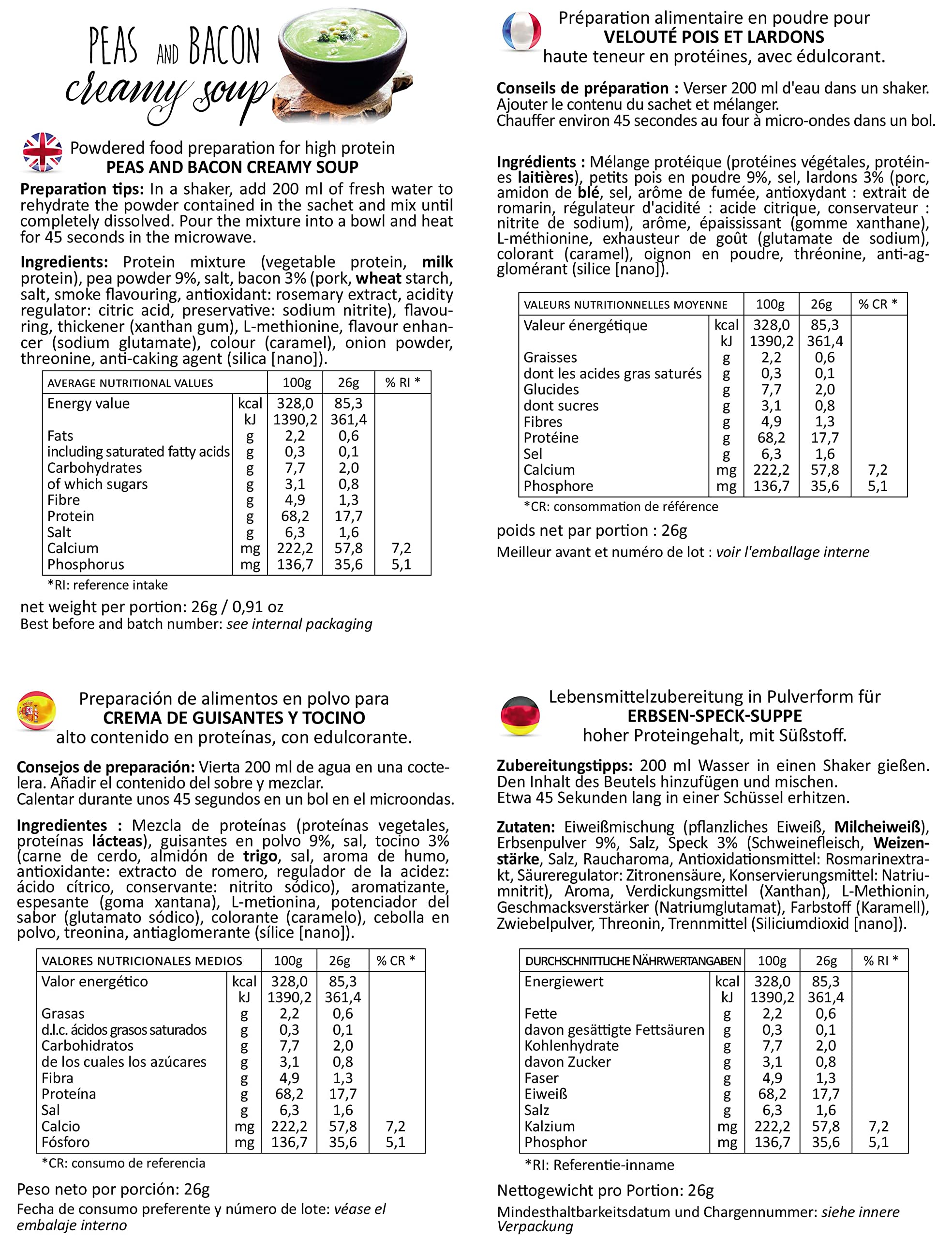 BAG COMPLETO con PASTA 7 giorni Line@Diet: Opzione A = 21 preparati proteici keto in polvere + 7 monoporzioni di fusilli keto da 50g