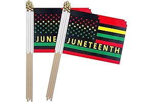 TSMD Juneteenth Stick Flag: Celebrate the Spirit of Freedom