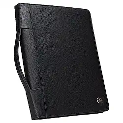Pasta executiva com zíper Case-it PAD-40, preto