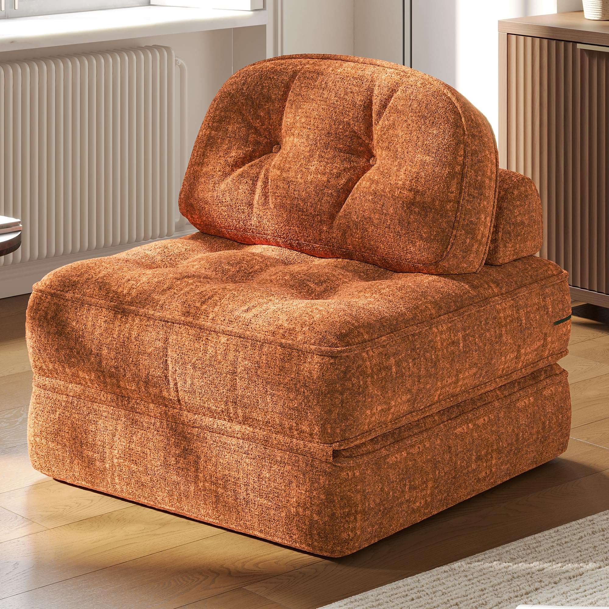 Amazon.com: Dowinx Folding Sofa Bed with Pillow, Convertible Comfy