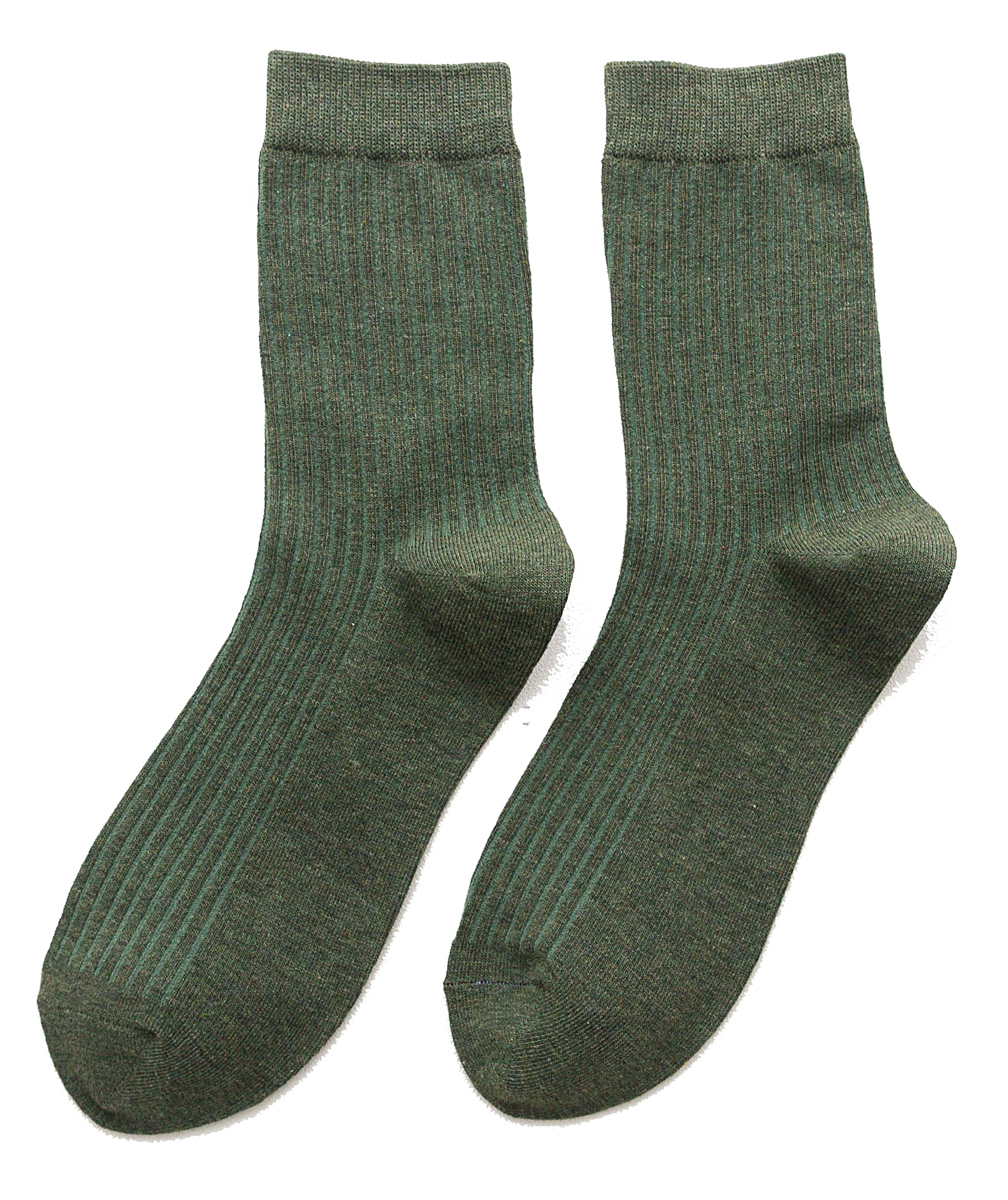 Men'ss Calf Dress Socks Vertical Stripes Crew Socks for Men's Cotton Business Socks