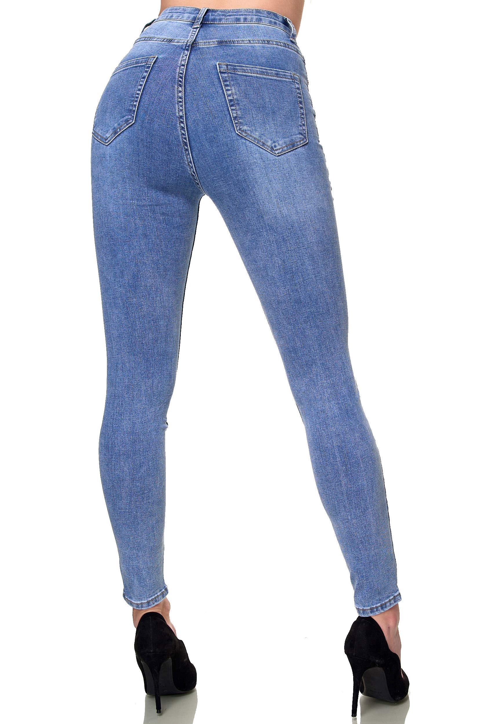 Elara Jeans Donna Vita Alta Effetto Push Up Chunkyrayan