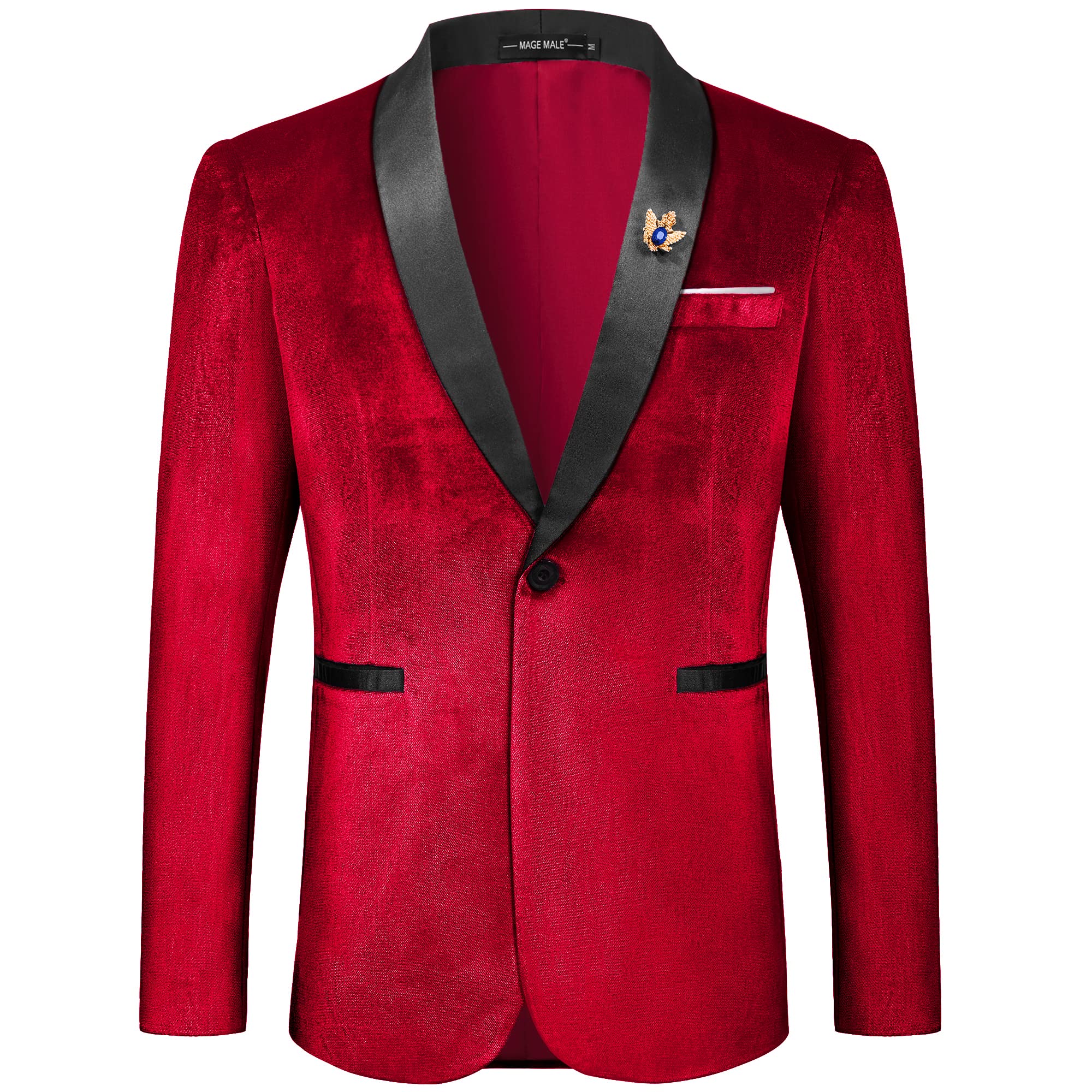MAGE MALE Velvet Blazer