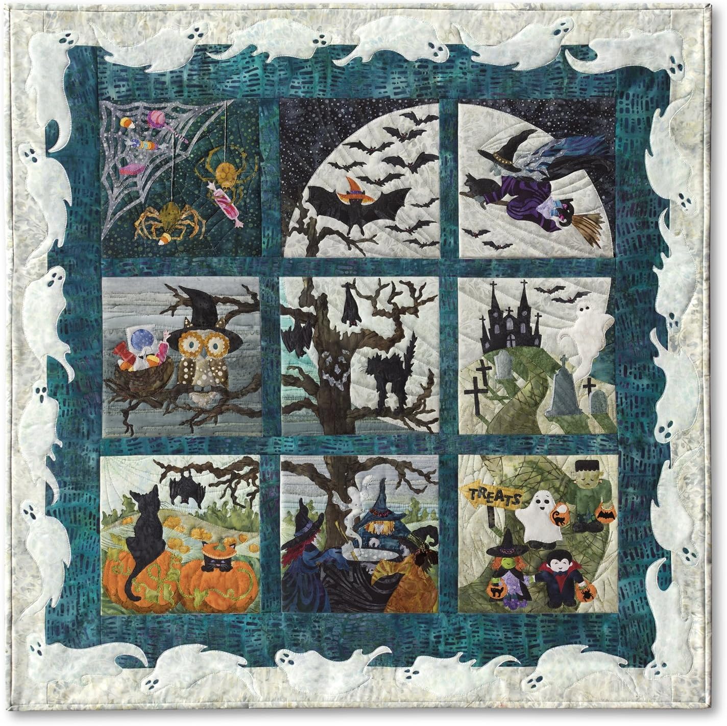 Halloweenies Halloween McKenna Ryan Pine Needles Quilt 9 Pattern Set