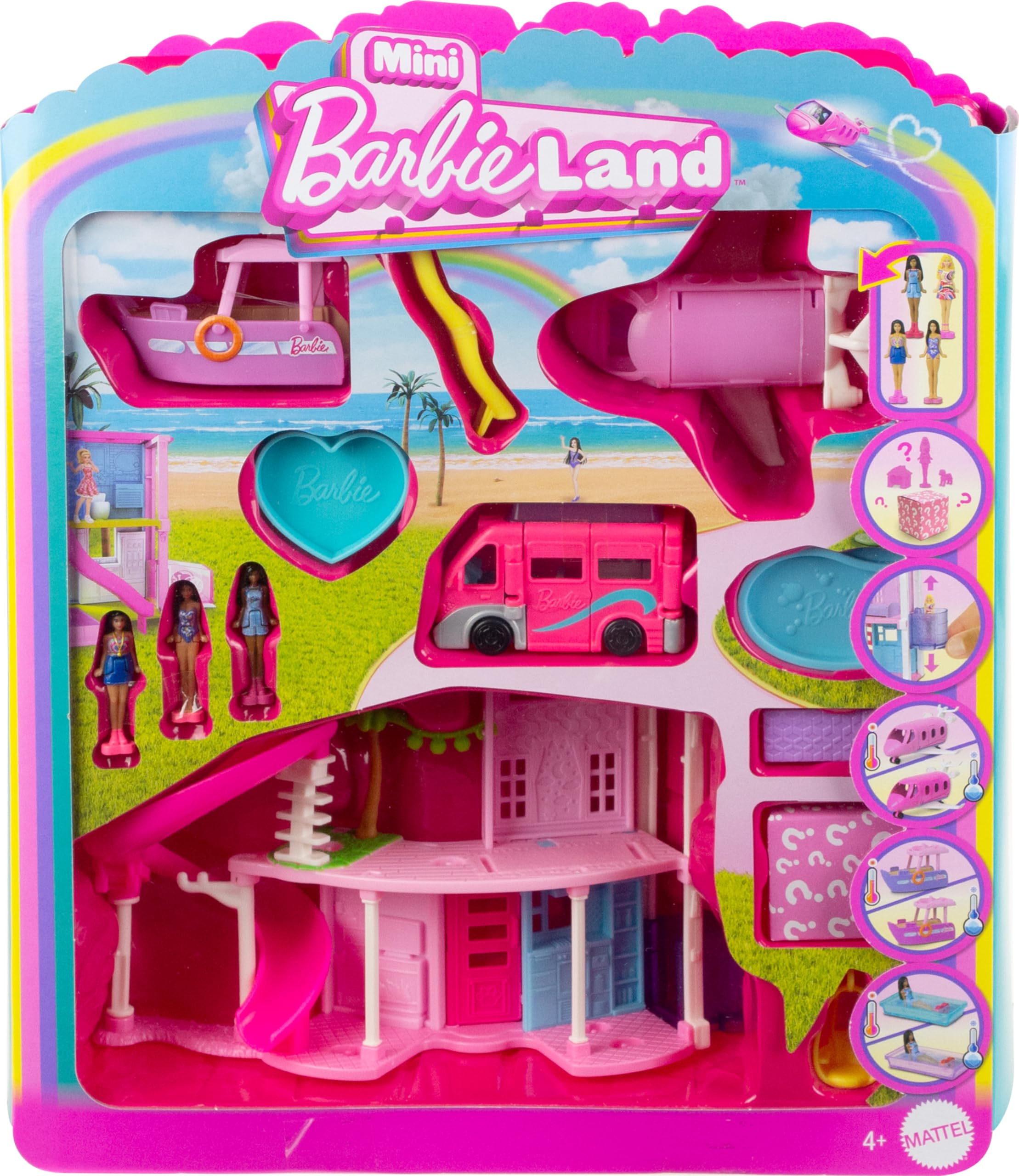 Amazon.co.jp: バービー(Barbie) ミニバービーランド ドリームハウスと
