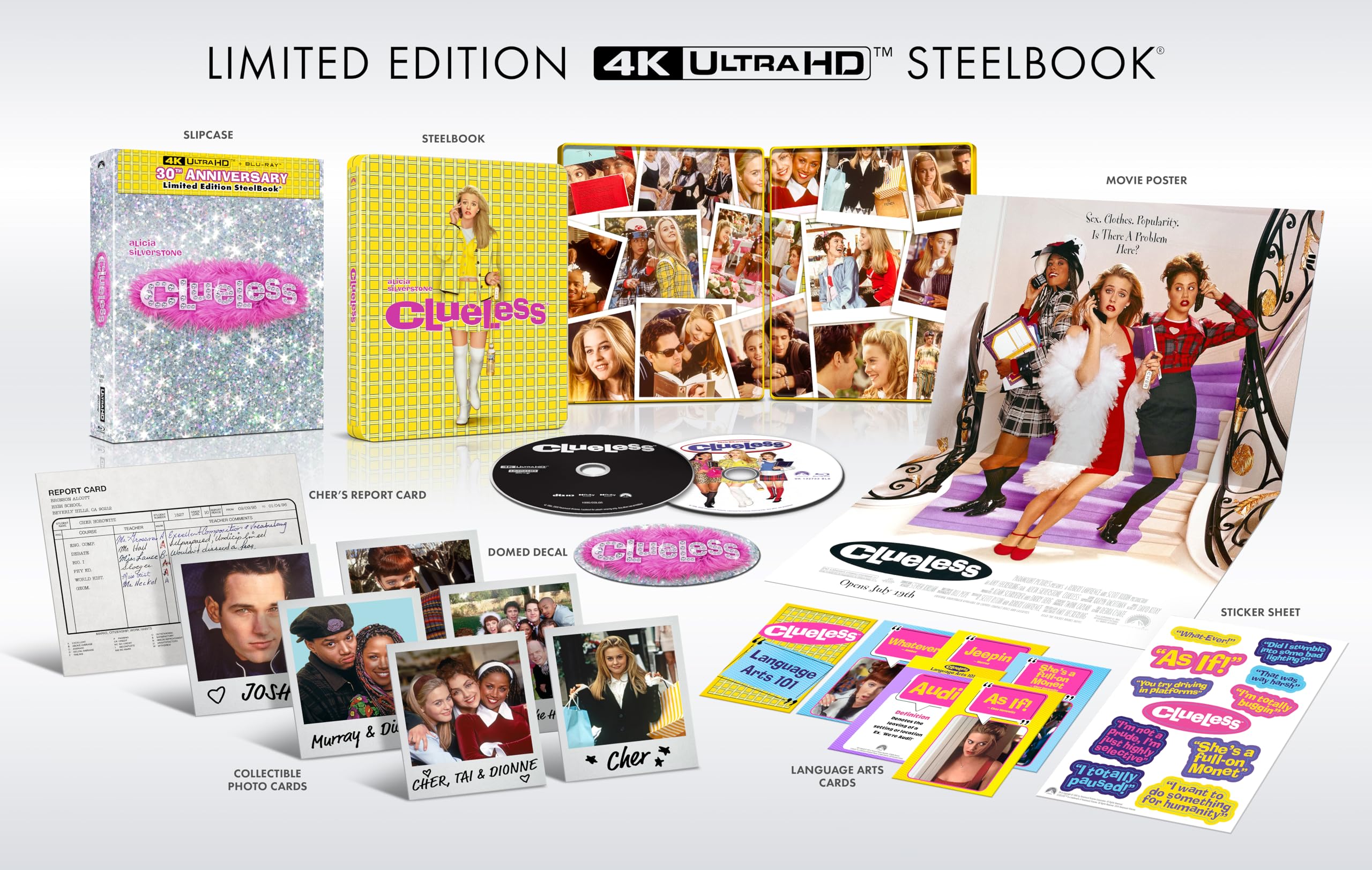 Clueless 4K UHD Steelbook Collectors Edition [Blu-ray] [Region A & B & C]