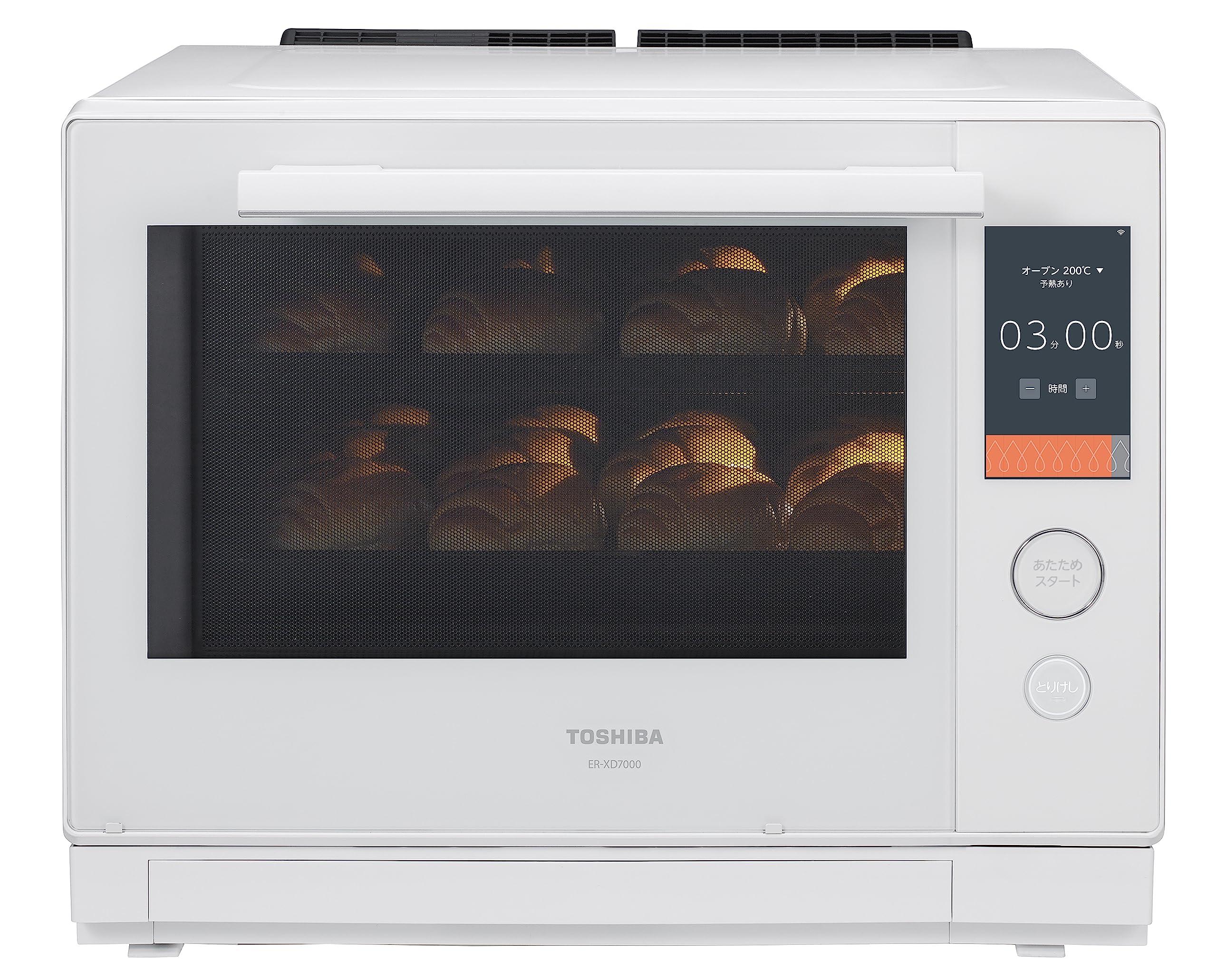 Amazon | 東芝(TOSHIBA) 過熱水蒸気オーブンレンジ 30L 石窯ドーム 350 