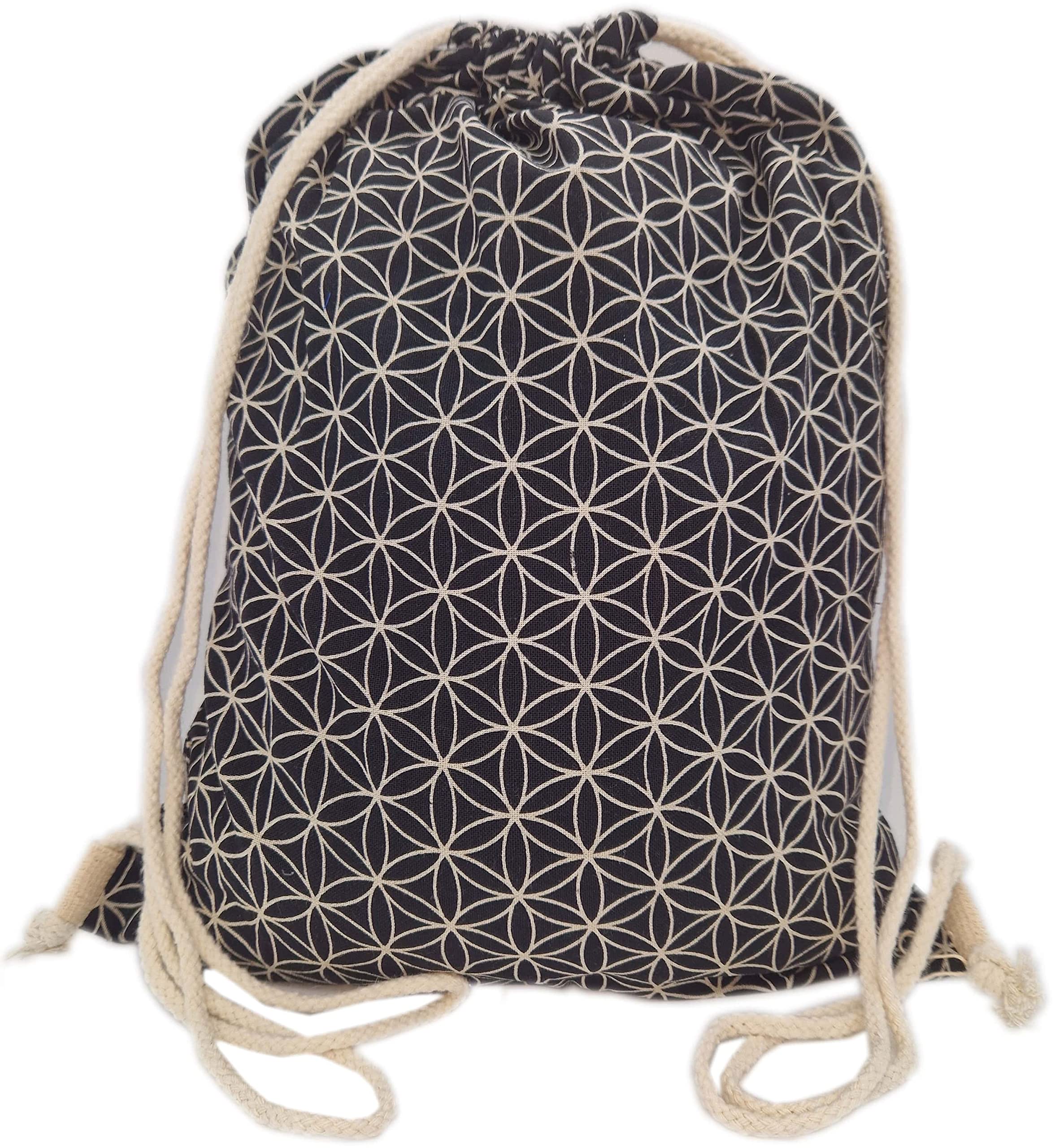PANASIAM simple-bag, flower of life black