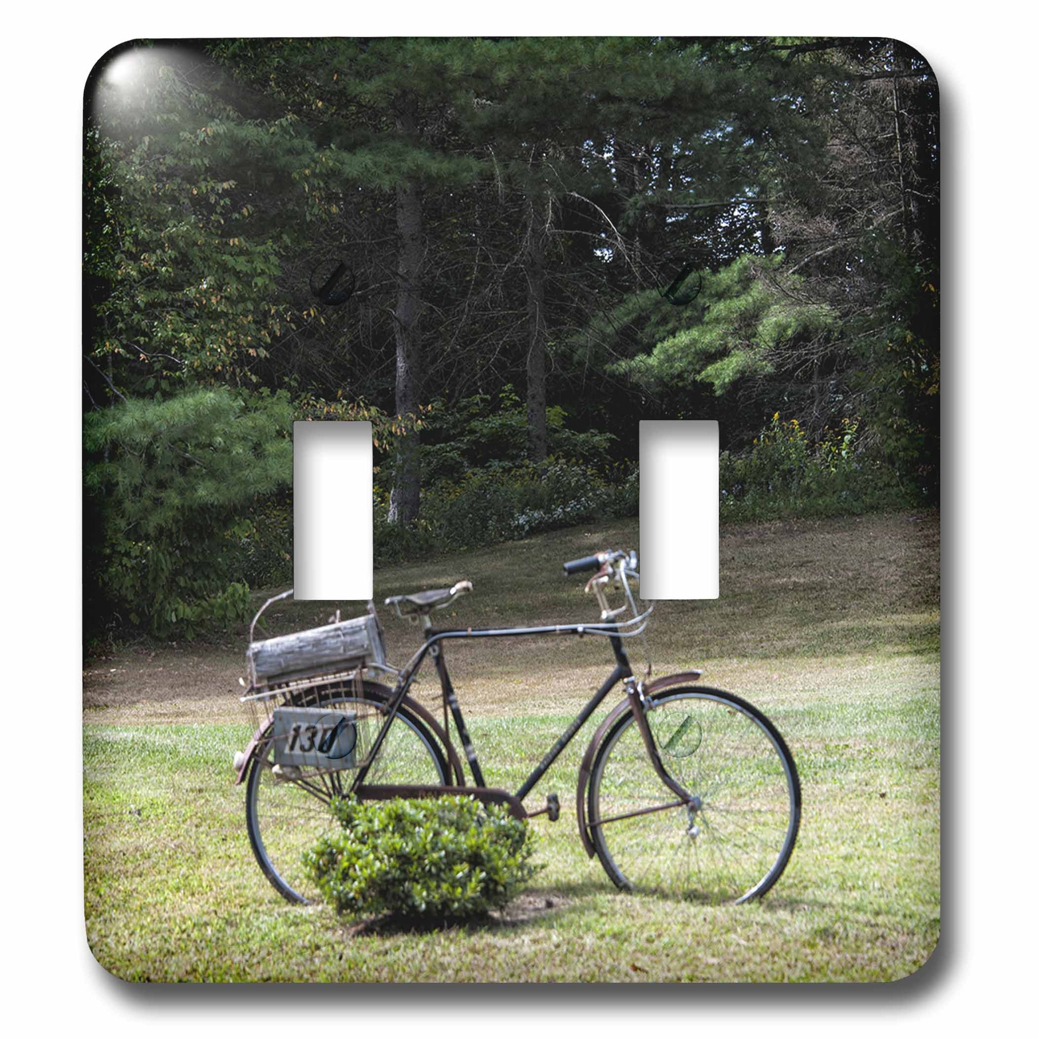 Interrupteur à bascule double vélo pour remplacer vos plaques blanches unies