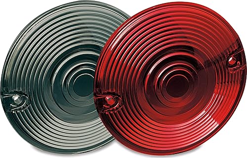 Kuryakyn 4996 Accesorio de iluminación de motocicleta Reemplazo de 3-14" de diámetro intermitenteluces intermitentes lentes planas para motocicletas