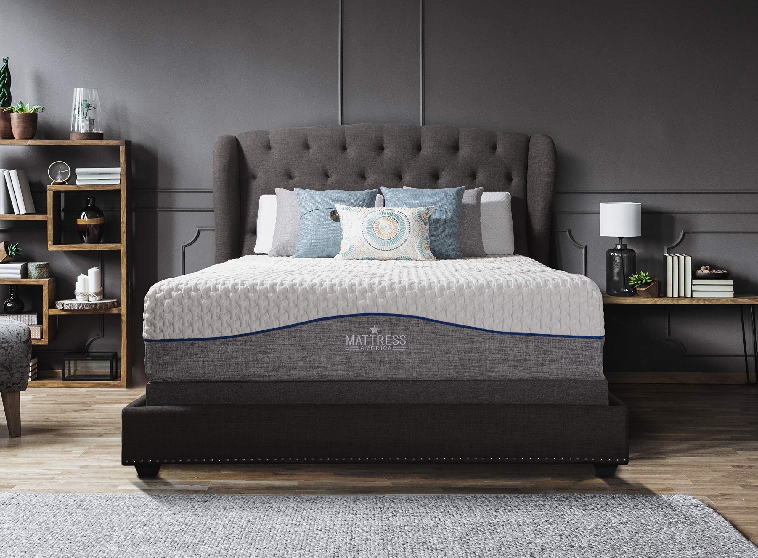 King 12 Inch Revive Gel Memory Foam Mattress | Comfort | Advanced Gel Technology to Maintain Body Temperature | CertiPUR-US Certified | King