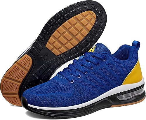 Miniatura 6 de Mishansha Zapatos deportivos para correr para hombre, con cámara de aire, zapatos cómodos para caminar, transpirables, para correr, para hombre,