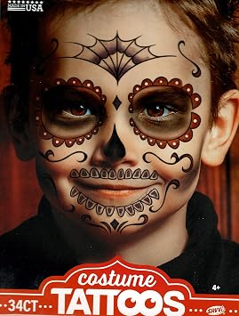 Savvi - Costume Tattoos - 34 Halloween Tattoos