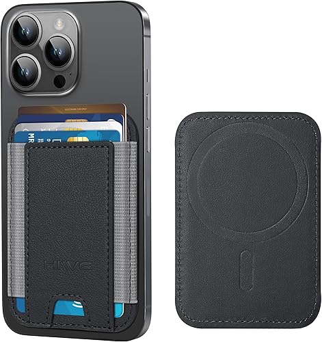 Magsafe - Cartera magnética para Apple Magsafe, soporte magnético para tarjetas Magsafe para iPhone 12, iPhone 1314, billetera Magsafe de cuero