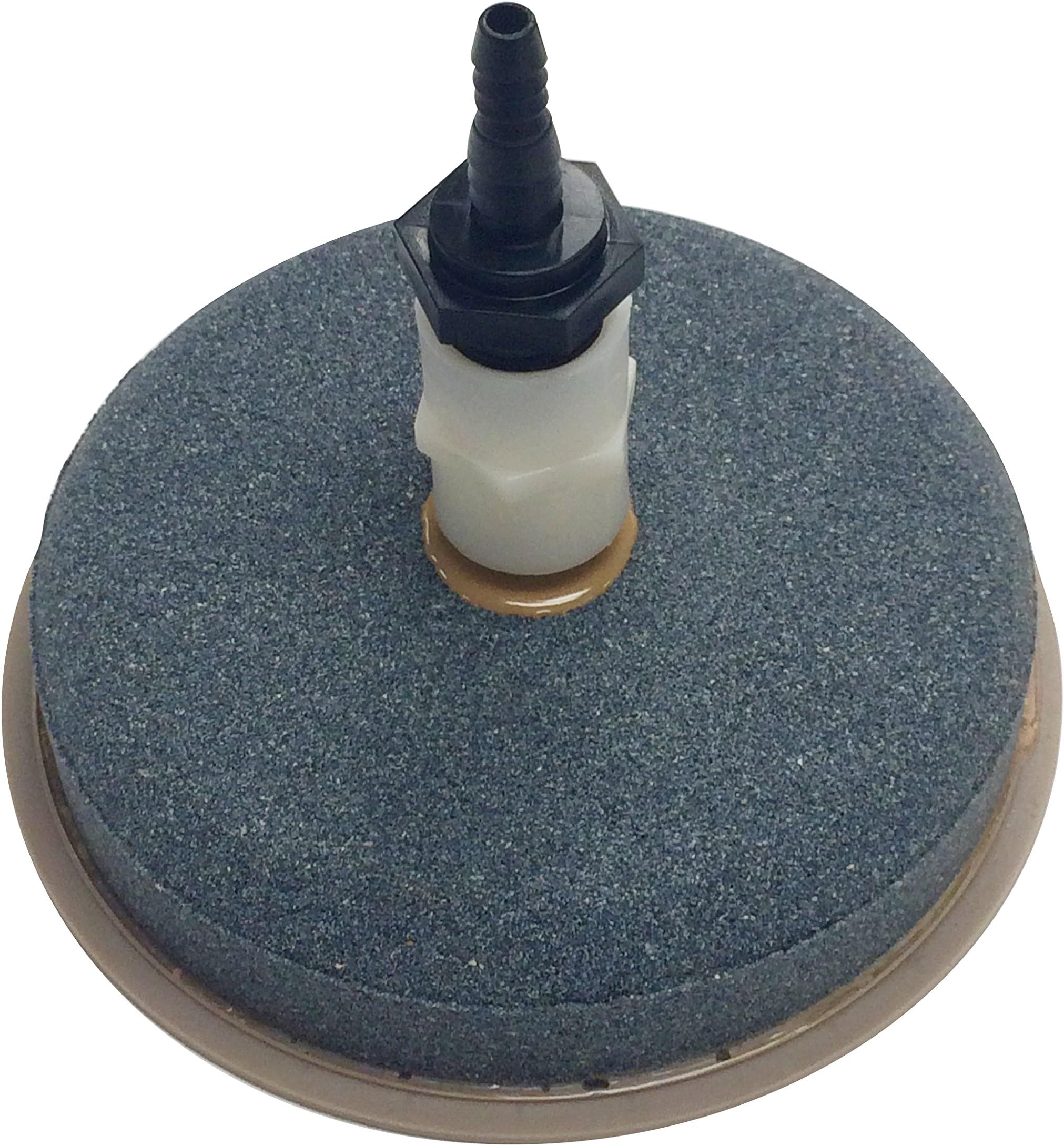 Outdoor Water Solutions ARS0102 7-Inch Airstone Diffuser Kit – Heavy-Duty Airstone with Built-in Backflow Valve – for Aeration Systems, Ponds & Lakes
