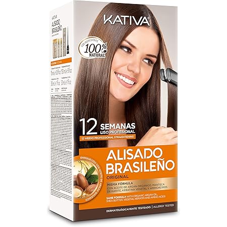 Kativa Alisado Brasileño - Con Keratina, Argán y Karité ...