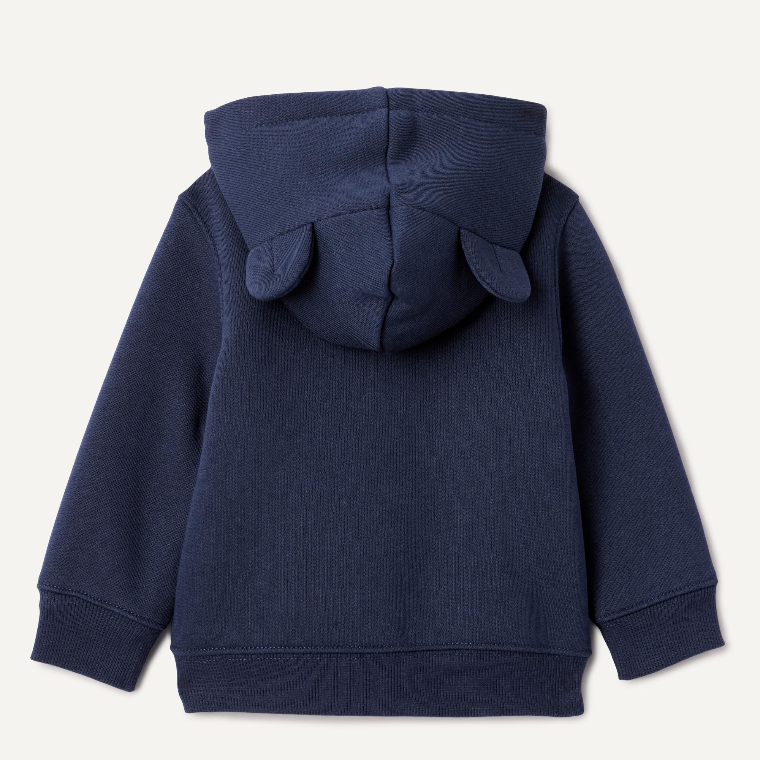 Amazon Essentials Unisex Baby Kapuzenjacke mit Sherpa-Futter und durchgehendem Reißverschluss