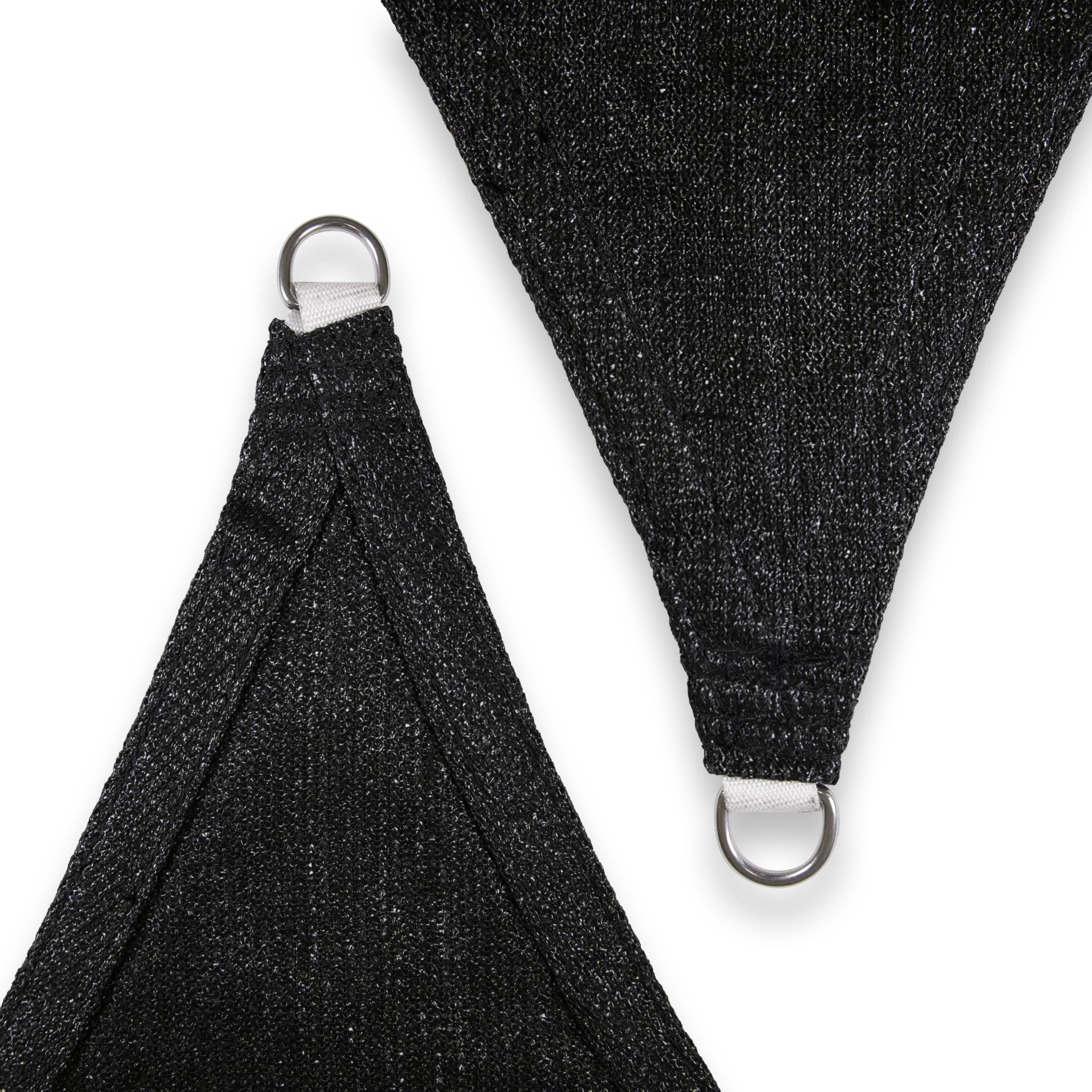 Amgo tamaño personalizado para hacer toldo vela toldo tela de malla UV bloque derecho triángulo ATAPRT24 – Grado comercial Heavy Duty