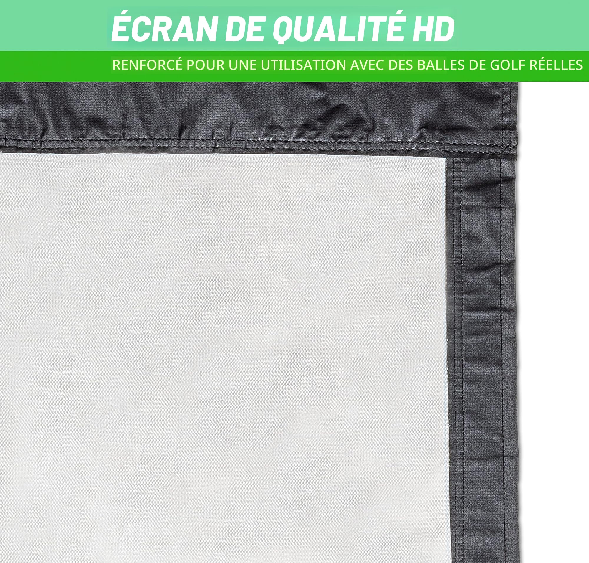 GoSports Écran d'impact pour simulateur de Golf – Choisissez la Taille