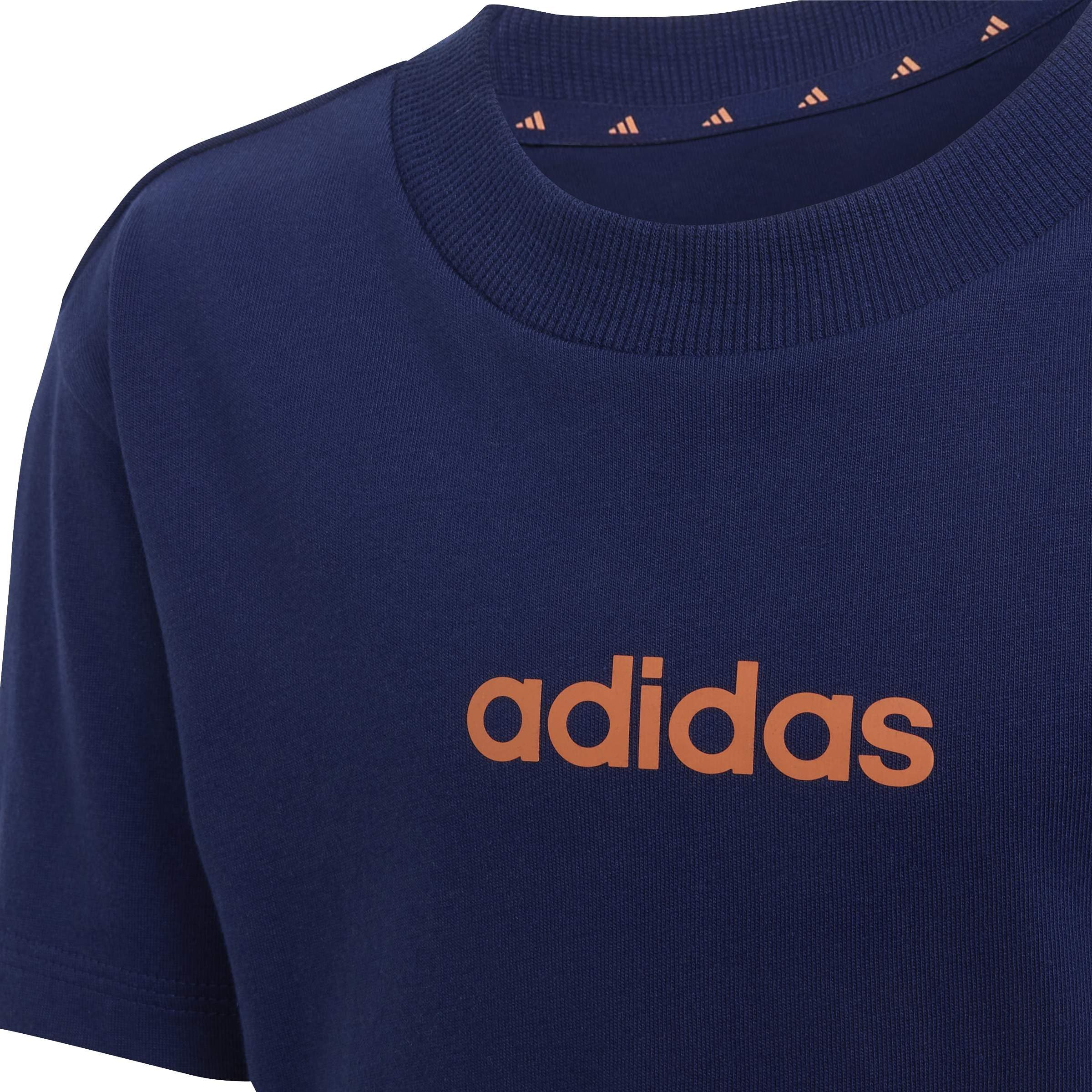 adidas Unisex Kinder Essentials Linear Logo T-shirt Set Jogginganzug