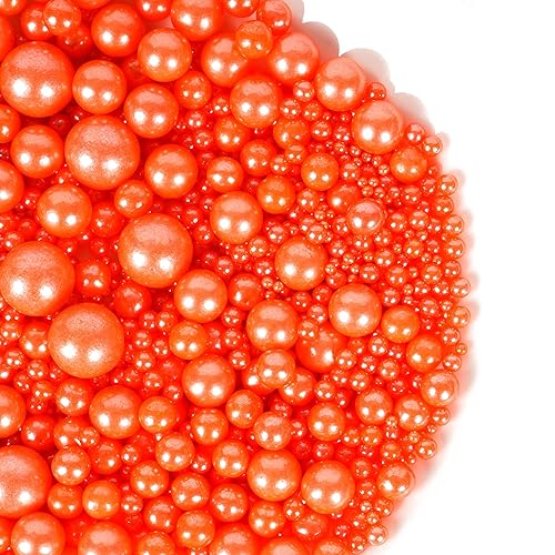 Miniatura 7 de Kasvan Gránulos de azúcar de perlas moradas  Perlas de caramelo comestibles 4.59 oz4.58 onzas, tamaño mezclado, decoraciones de pasteles para