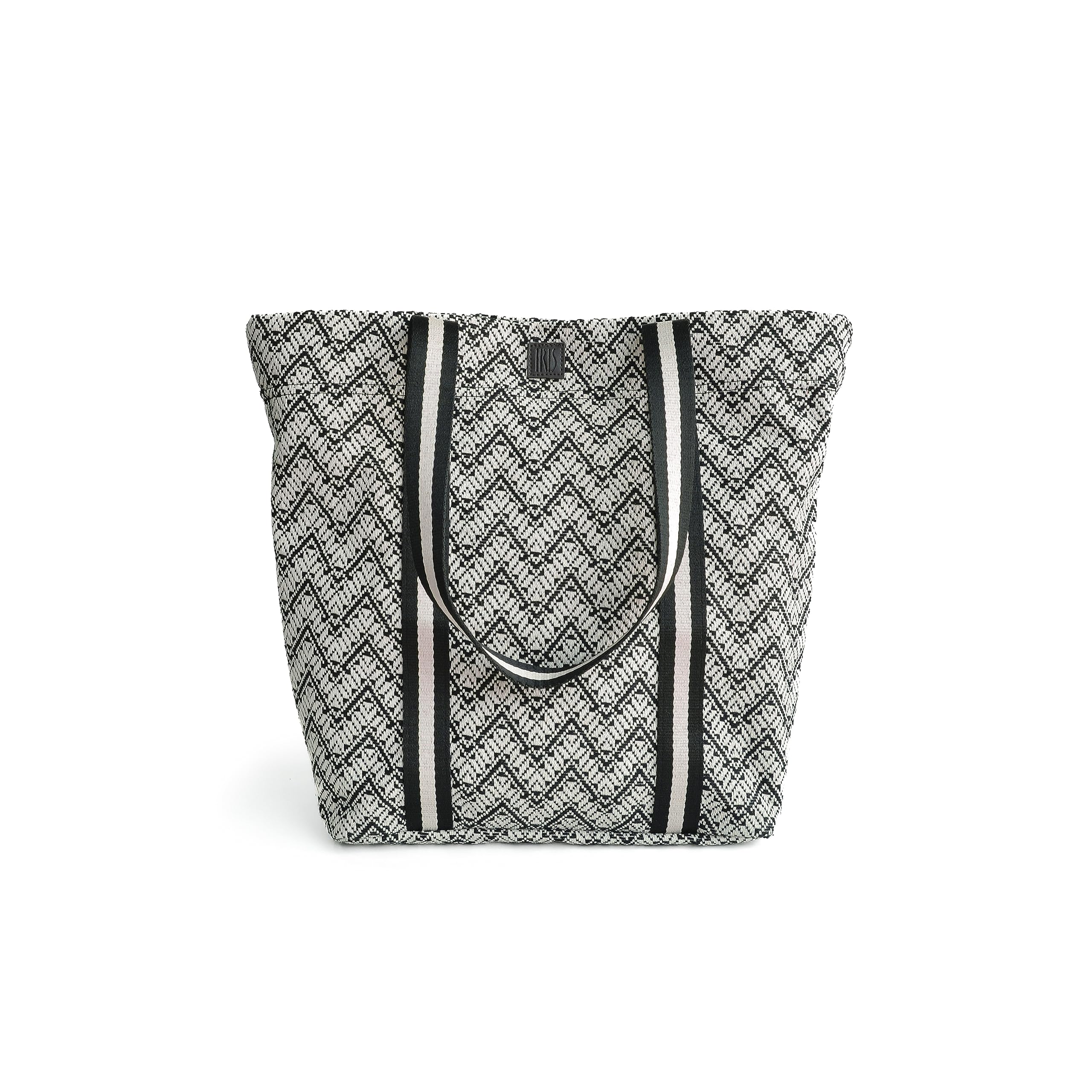 Iris Barcelona 9071 TN Iris – Daily Tote Lunch Bag Kilin, Polyester with PEVA Lining, Grey and Black