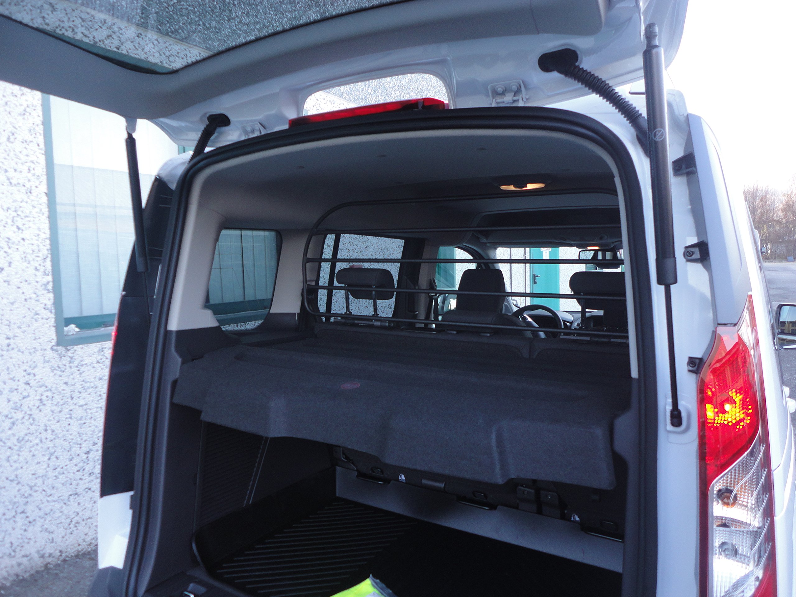 Divisorio Rete Per Ford Tourneo Connect - Griglia Separazione Per Cani E Bagagli, Modello RDA65HBG-XXL