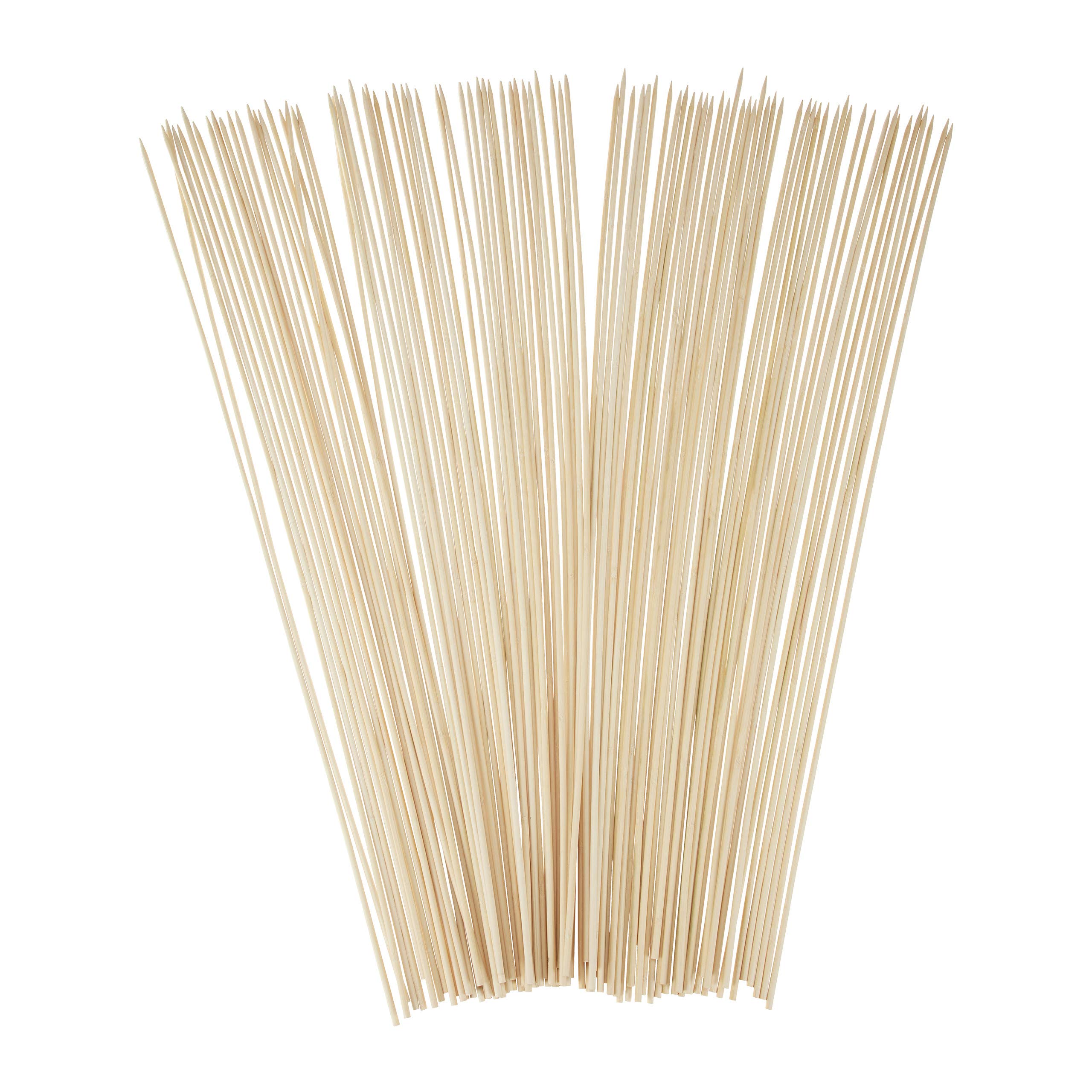 Relaxdays Lot de 250 Brochettes Barbecue Bambou 40 cm Ø 5 mm Nature