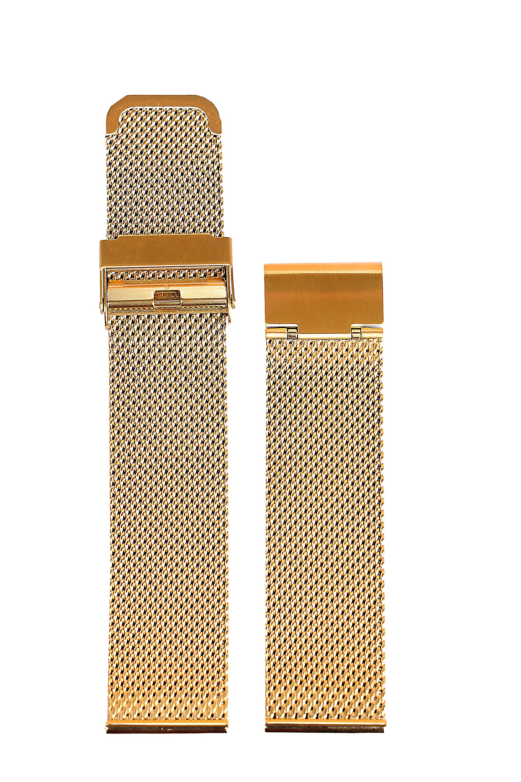 EXOR Stainless steel Gold Mesh Strap suitable for smart watch 20mm with easy removeable spring bar (B0BR841WGH) Amazon Price History, Amazon Price Tracker