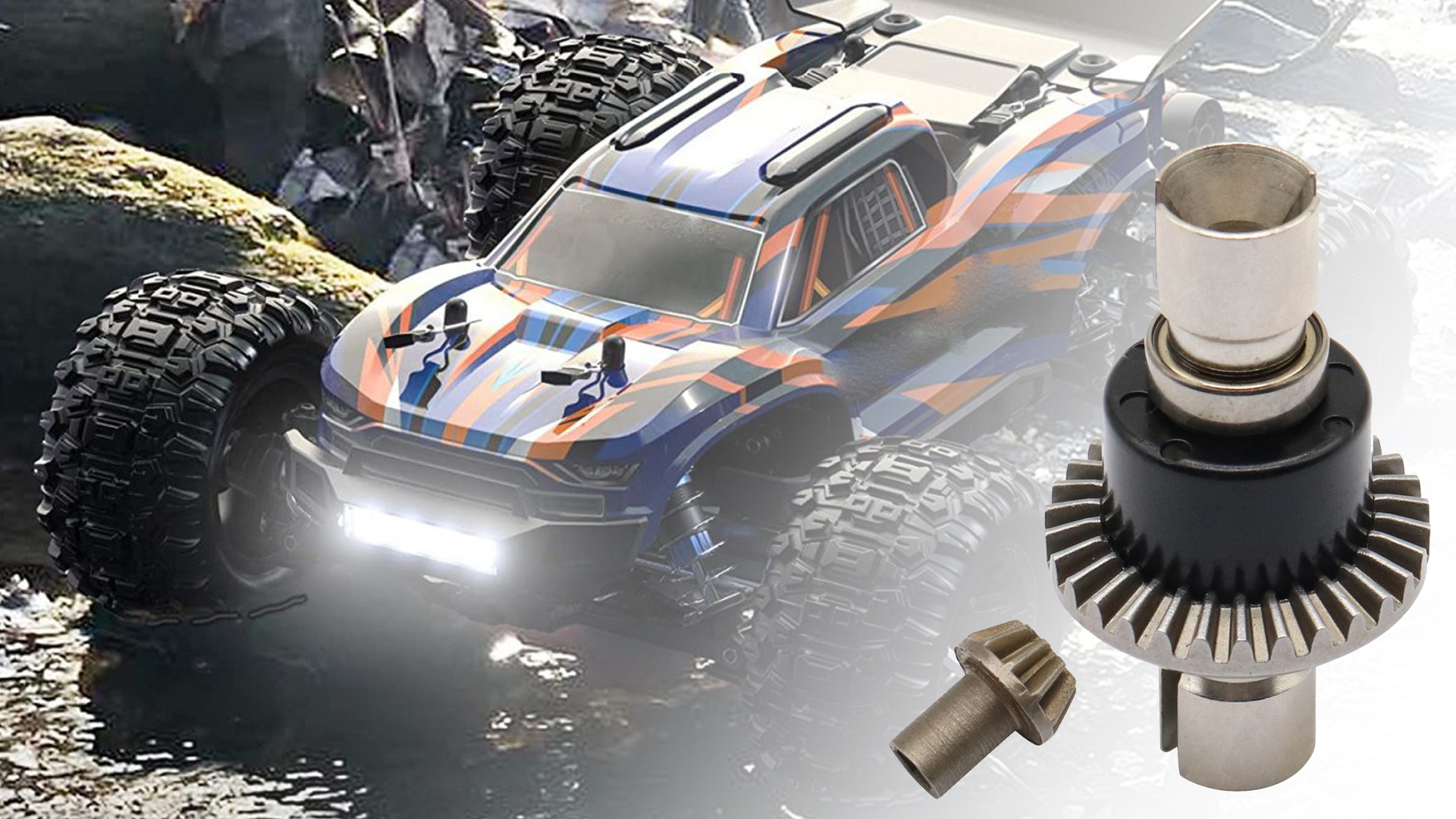 Amazon.com: RC Car Differential and Differential Drive Gear for