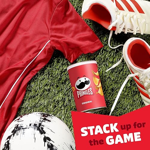 Miniatura 6 de Pringles - Botana de papas fritas sabor a barbacoa Grab and Go lata de 25 onzas paquete de 12
