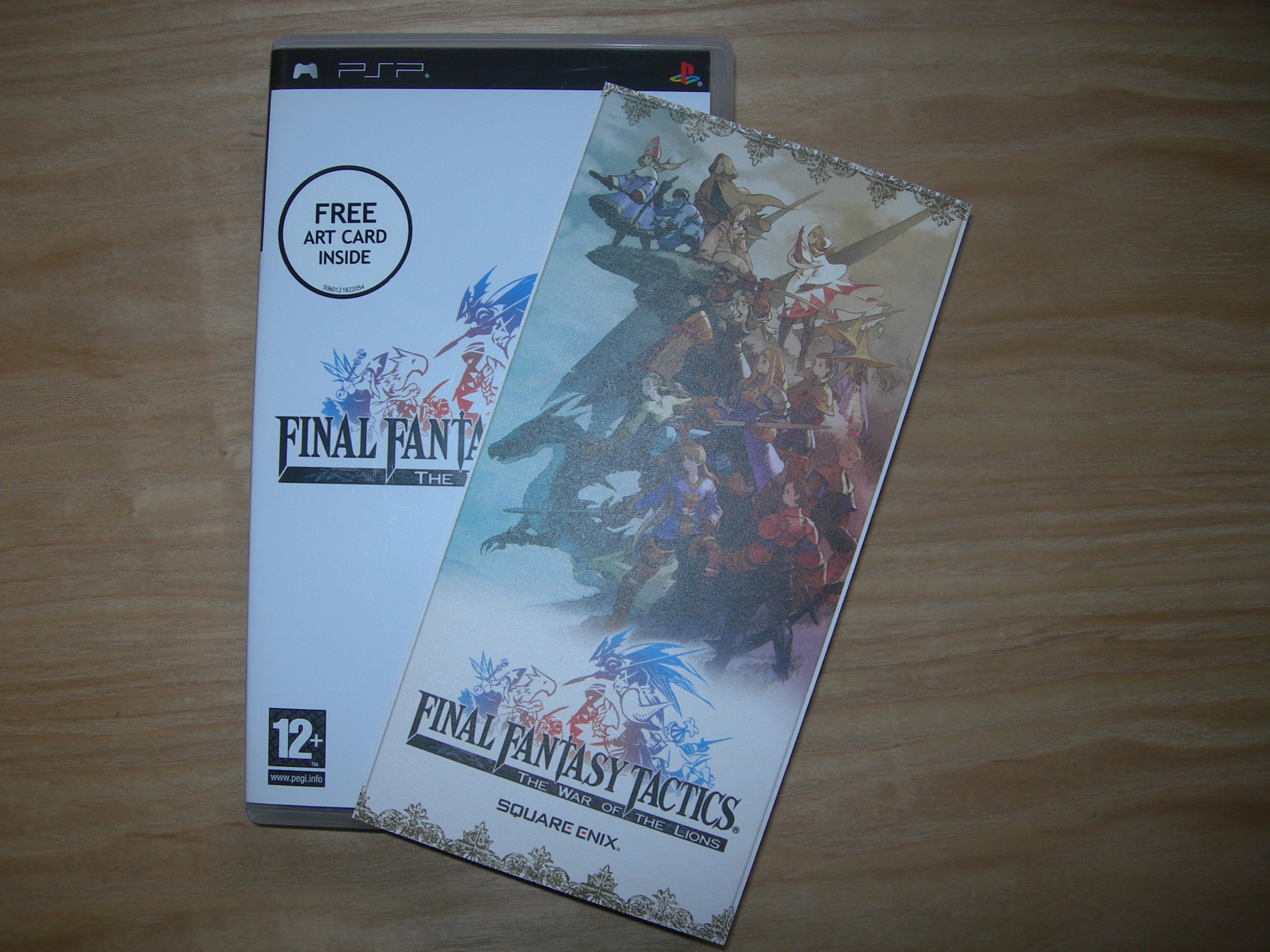 Final Fantasy tactics war lions + carte blister Sony Playstation portable PSP FR - Jeux vidéo