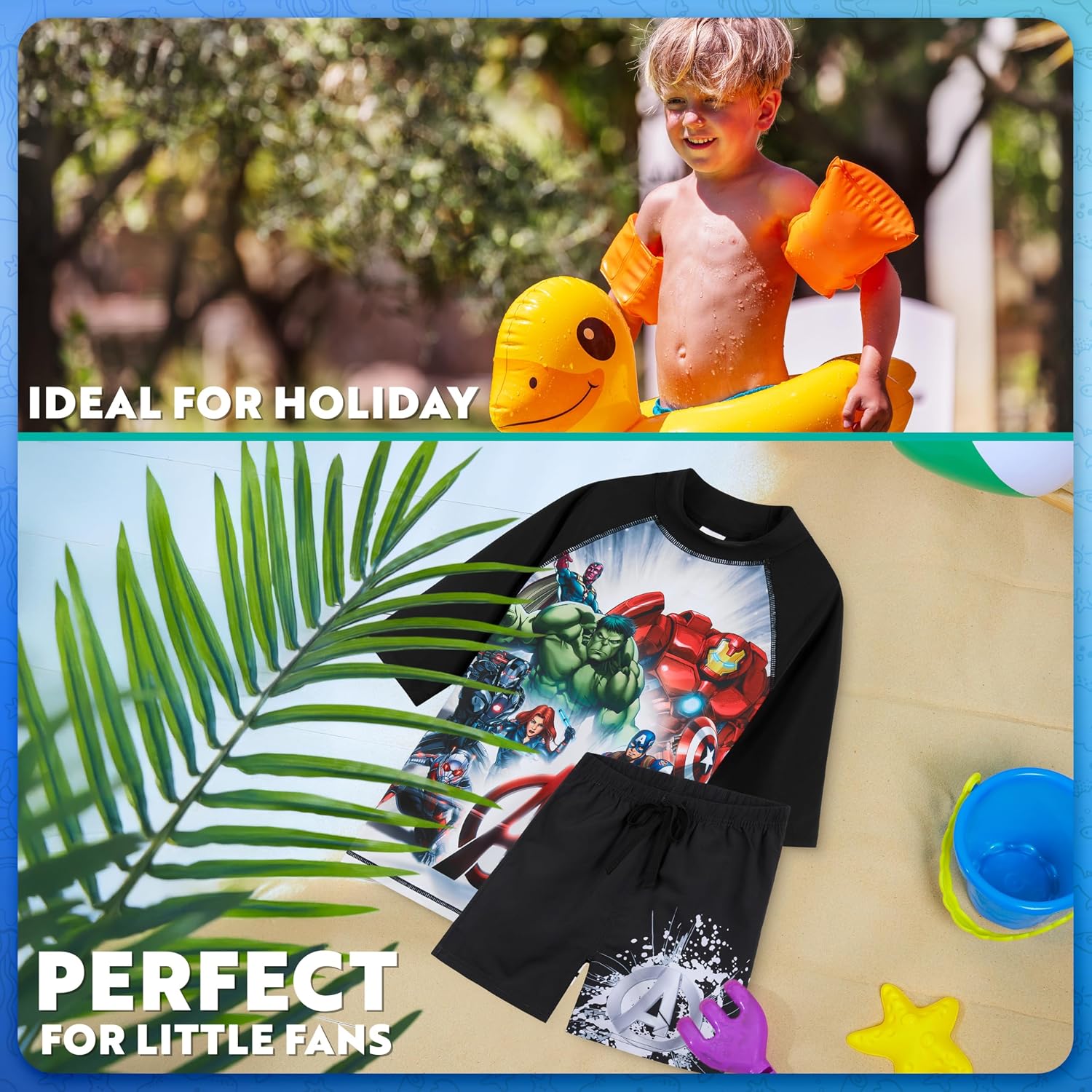 Get Trend Minecraft |Pokemon Swim Suits Rash Guard Bathing Suit Set 2 Pcs Holiday Essentials Pool