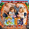 COOLJOYA Magnetische Bausteine150 Teile Magnetbausteine Magnetspielzeug Magneten KinderGeschenke KinderMagnetbausteine Kinde ab 3 4 5 6 7 8 9 10 JahreBaue Mine Magnet WeltHochleistung