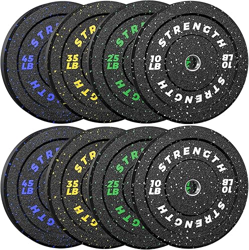 XDDIAS Placas de parachoques de 2 pulgadas, juego de discos de peso olímpicos de goma para entrenamiento de fuerza en el gimnasio en casa, 20-260 disponible en Yaxa Costa Rica