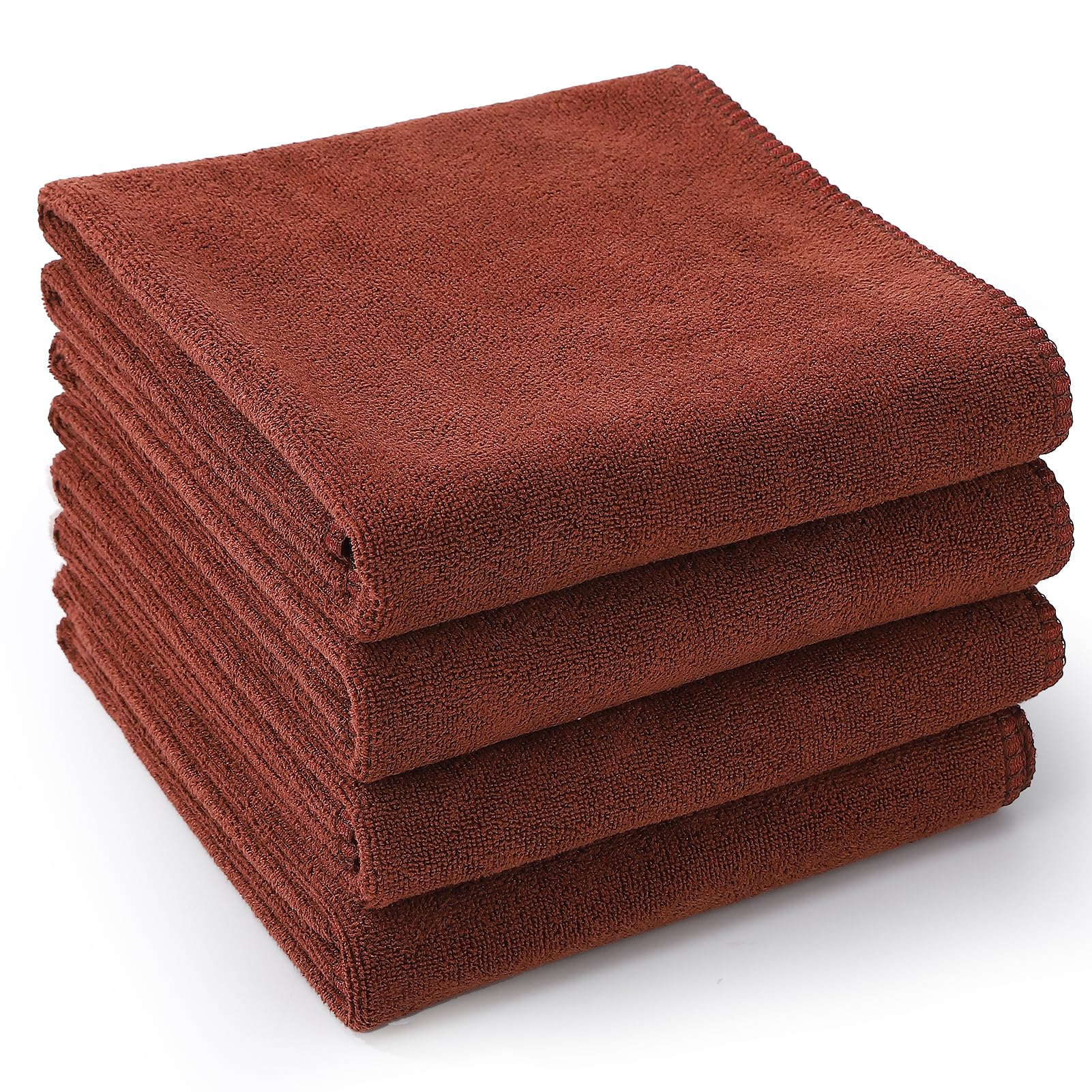 Meng Jiaran 4 Pack Gym Towels for Men Women, 75x35cm Microfibre Sports Towel Fast Drying & Super Absorbent Sweat Towels for Workout Yoga Camping Travel