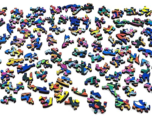 Miniatura 3 de HARTMAZE Rompecabezas de madera - Hermosa tortuga marina con 140 piezas de forma única y 11.6 x 10.8 pulgadas, el mejor desafío y diversión para