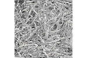 Uptotop Silver Crinkle Paper: Enhance Your Gift-Wrapping with a Touch of Shimmer