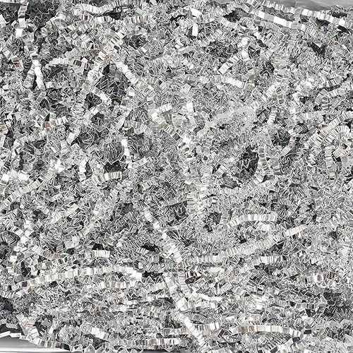 Uptotop Suministro de 4 onzas de relleno de papel cortado arrugado para envolver regalos, cesta de regalo, cumpleaños, boda, Navidad, Acción de