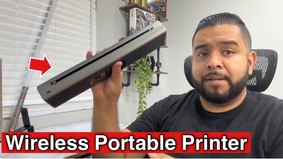 Watch Wireless Portable printer super easy to use on Amazon Live