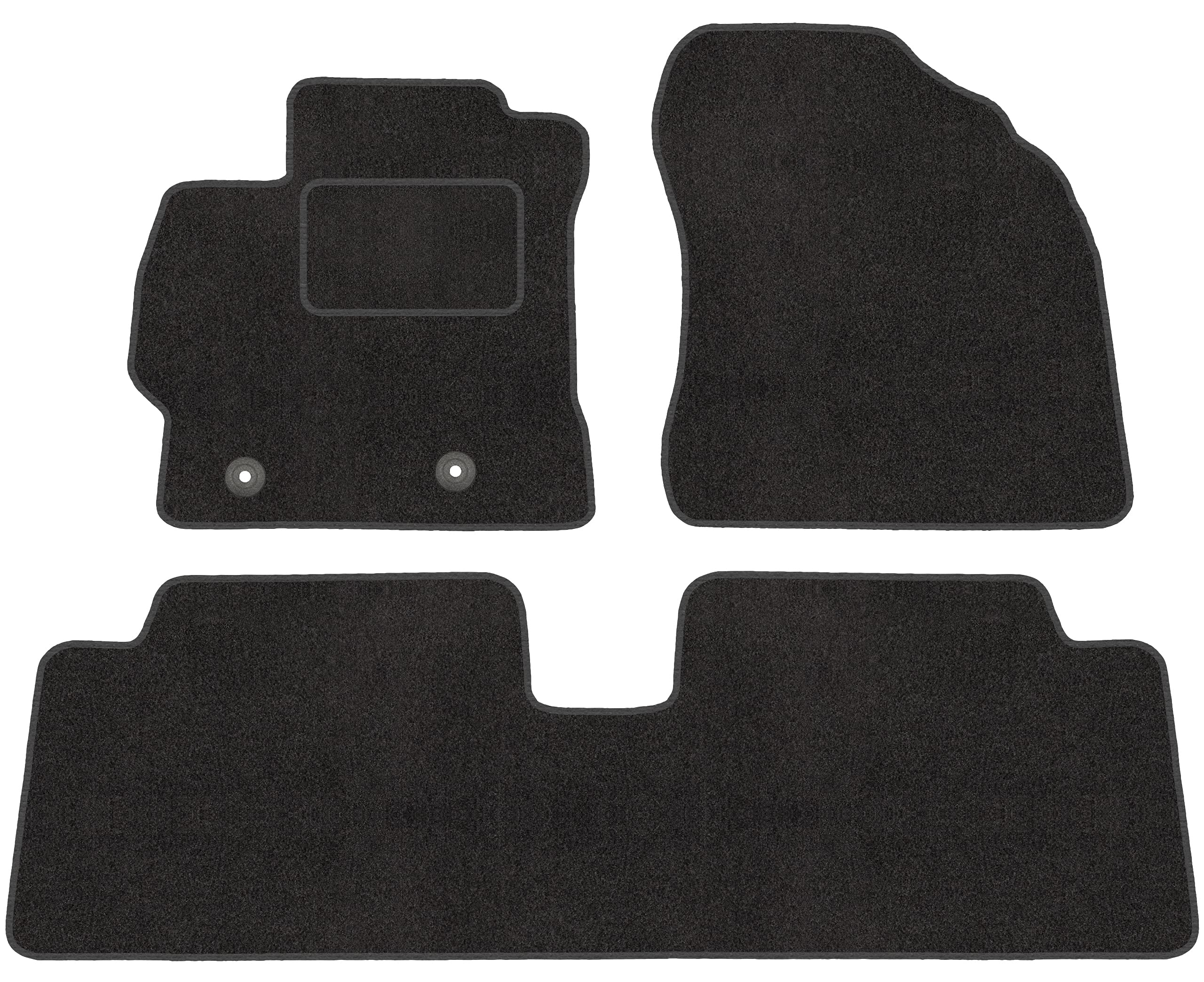 Tappetini Velluto TOYOTA AURIS I 2006-2012 Rosso - Set 4 Pezzi Premium