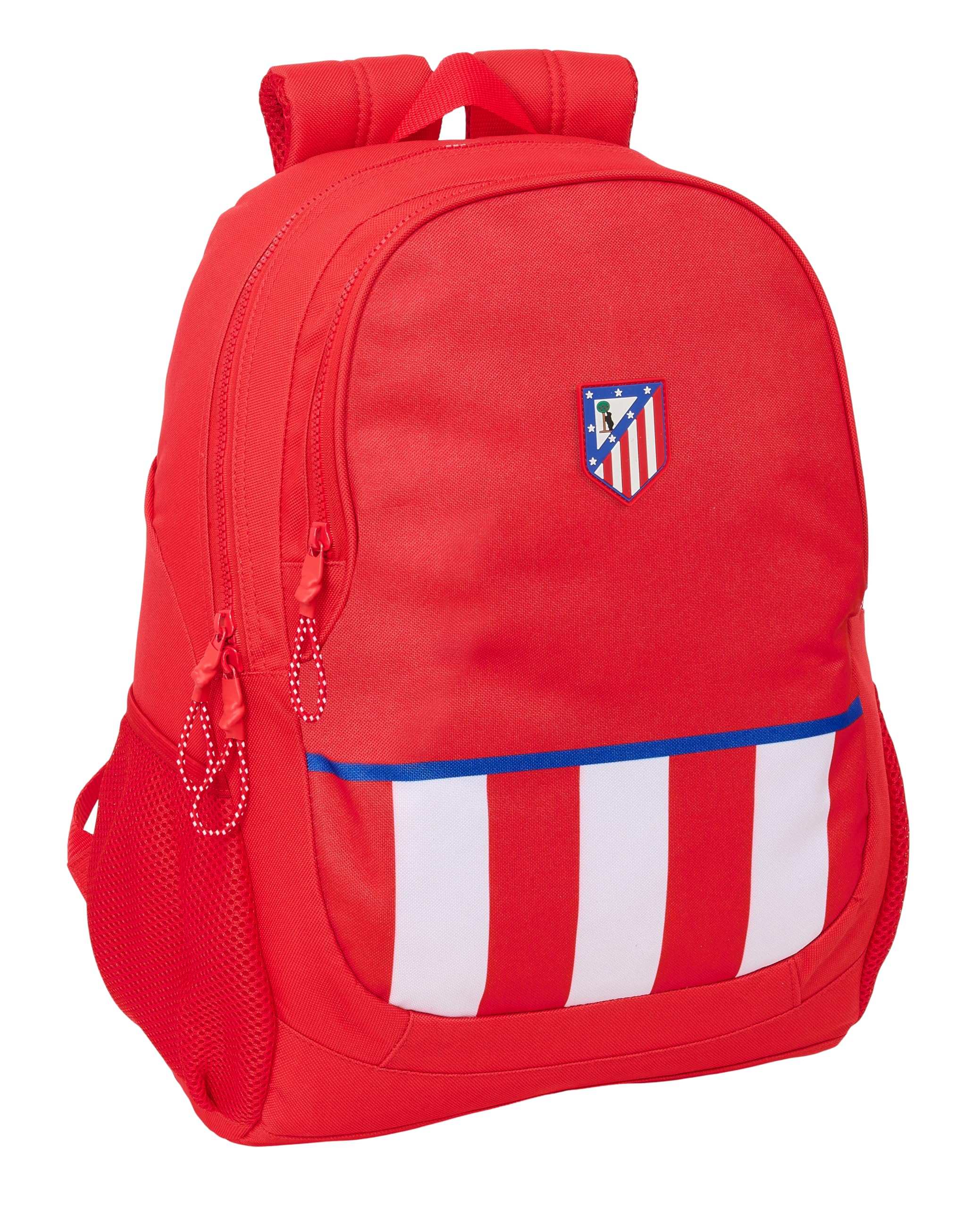 Safta ATLÉTICO DE MADRID - Mochila Escolar Infantil, Ideal para Niños de Diferentes Edades, Cómoda y Versátil, Calidad y Resistencia, 32x16x44 cm, Color Rojo