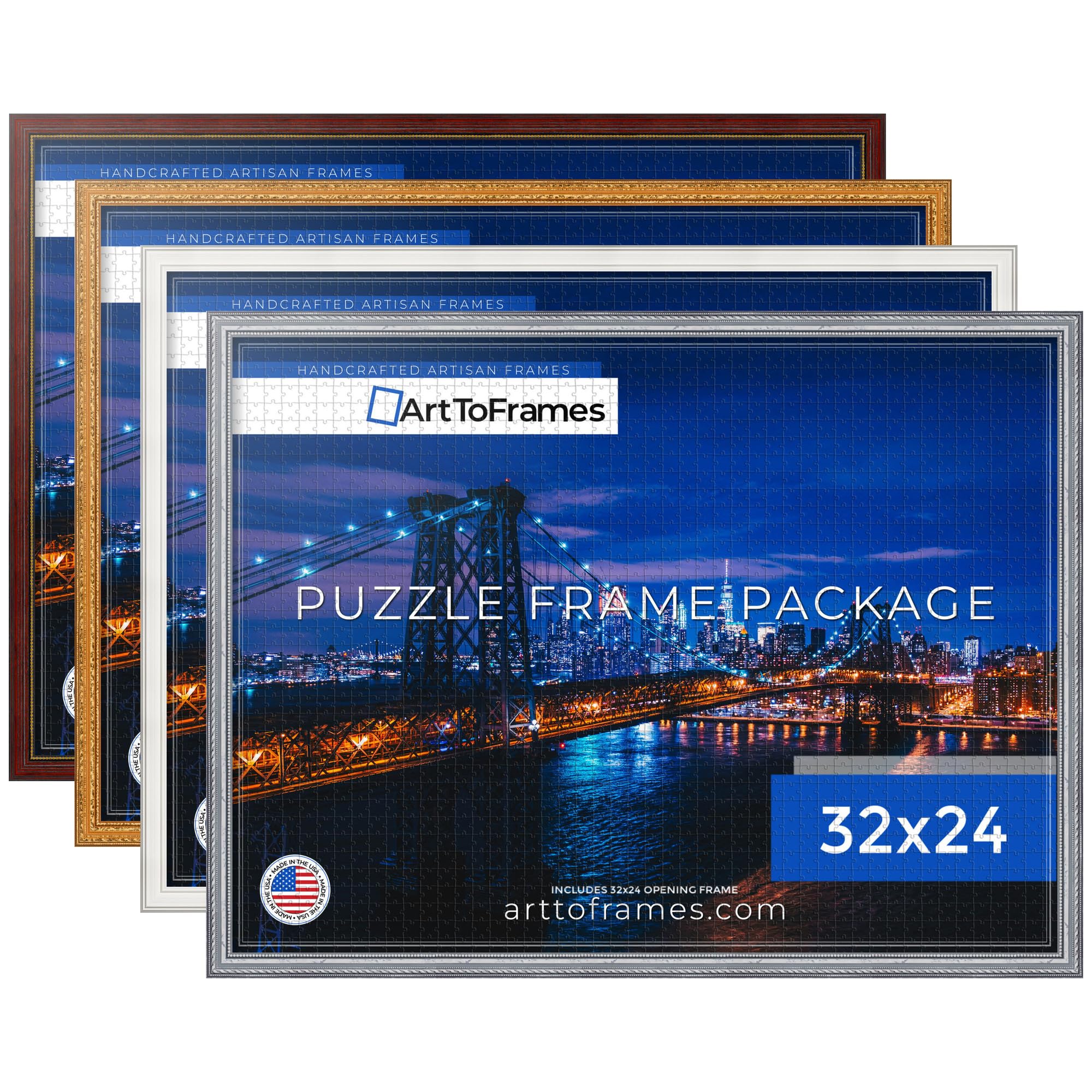 Amazon.com - ArtToFrames 32x24 INCH/81.28x60.96 CM Silver Frame