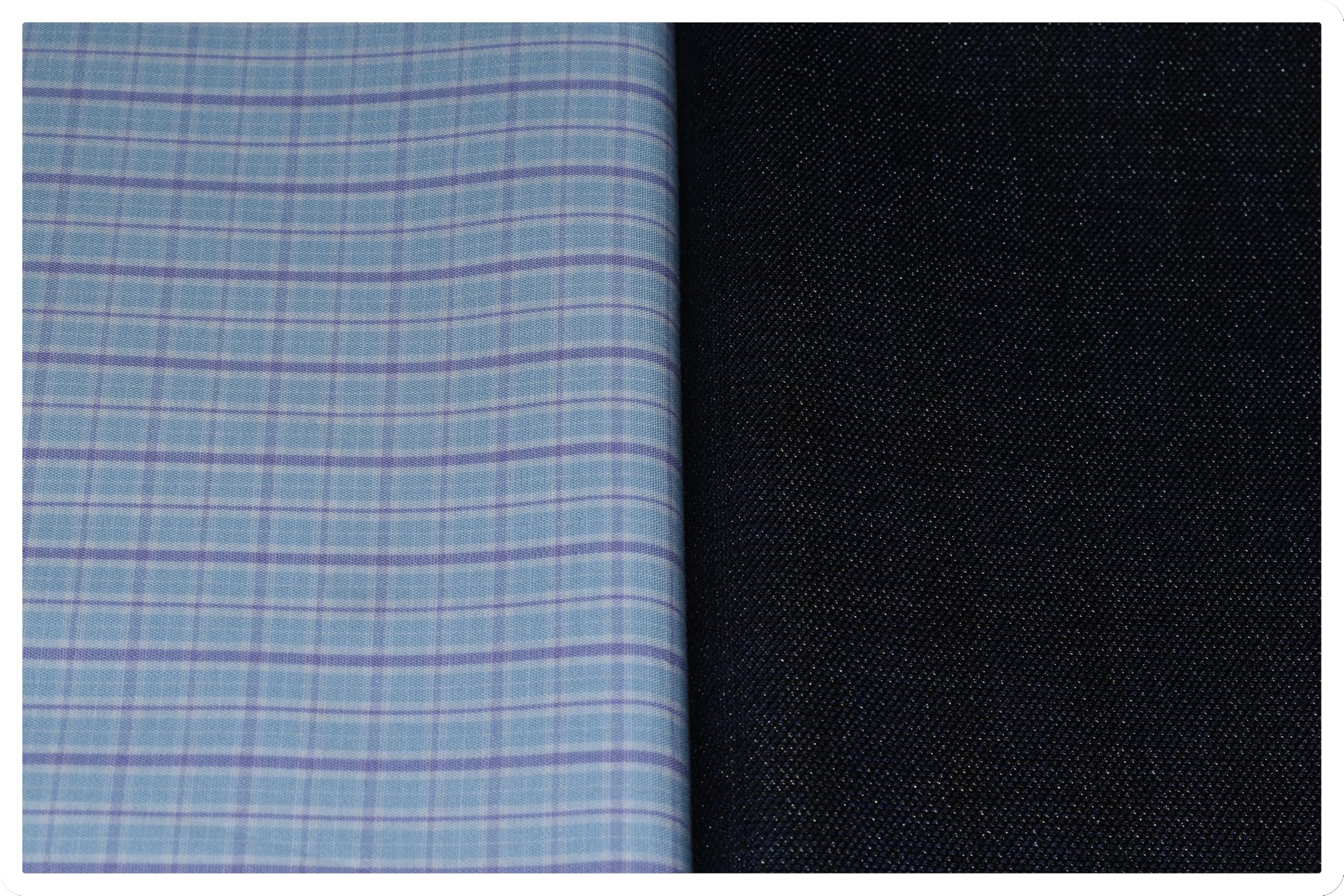Men's Pure Cotton Shirt & P.V Trouser Fabric Set (BK26V2)-image-45