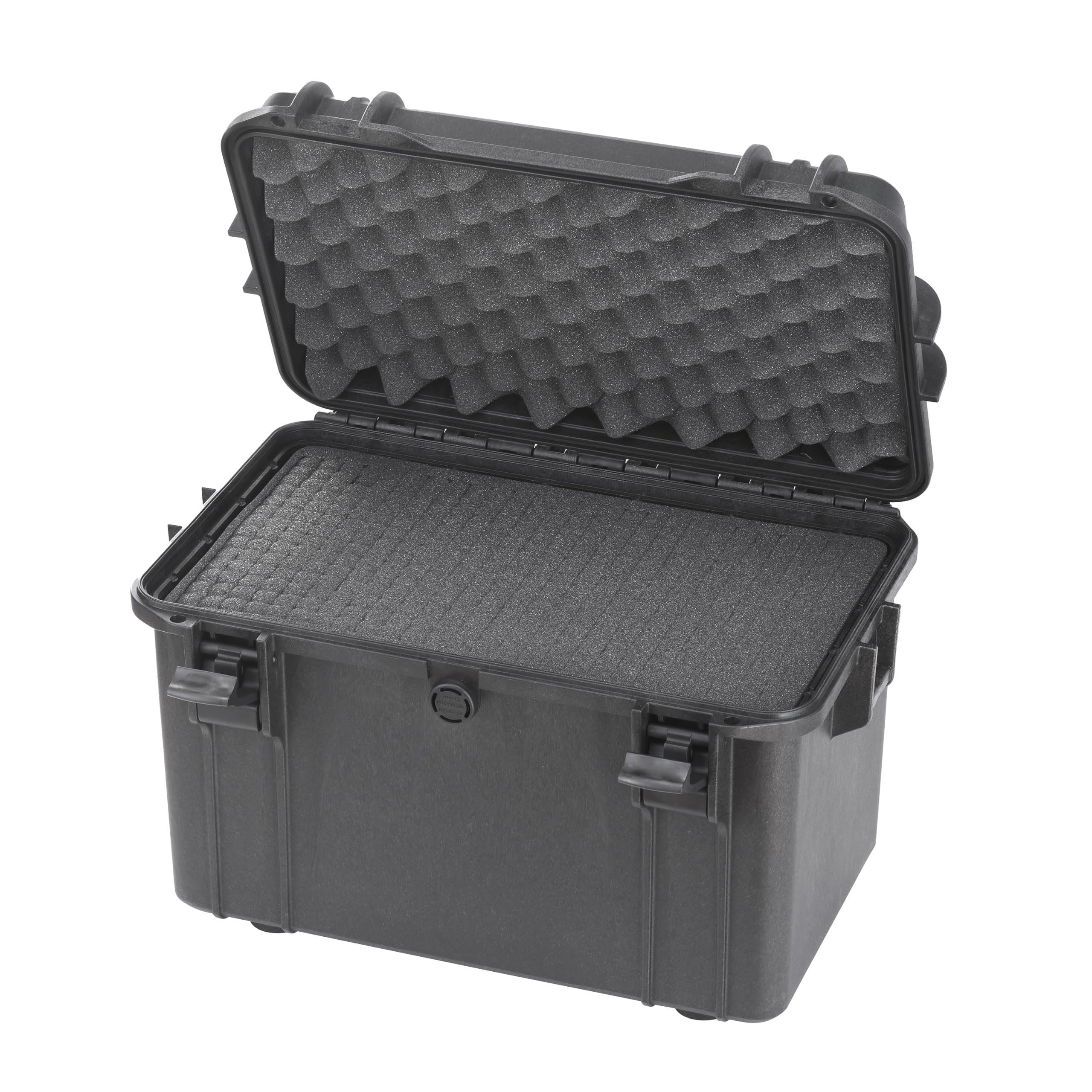 Max Cases MAX400S.079, Negro - Maleta hermética con espuma pre-cortada a cubetas - dimensiones internas 400 x 230 x 260 mm