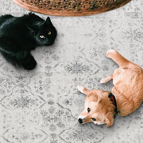 Miniatura 7 de ReaLife - Alfombra ecológica lavable a máquina, resistente a las manchas, sin desprendimientos, antideslizante, apta para familias y mascotas y