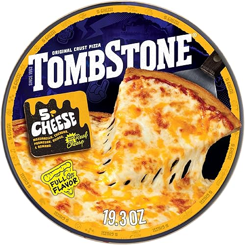 Tombstone 5 Cheese Pizza, Original Crust Frozen Pizza